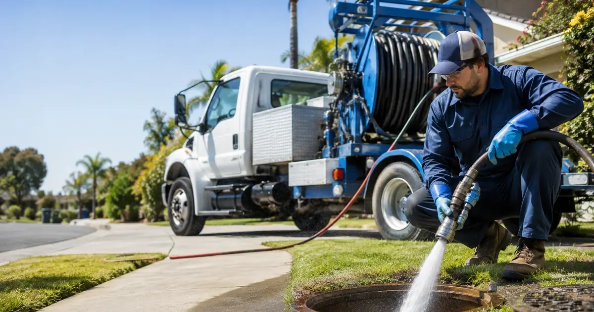 Hydro jet sewer cleaning Hermosa Beach